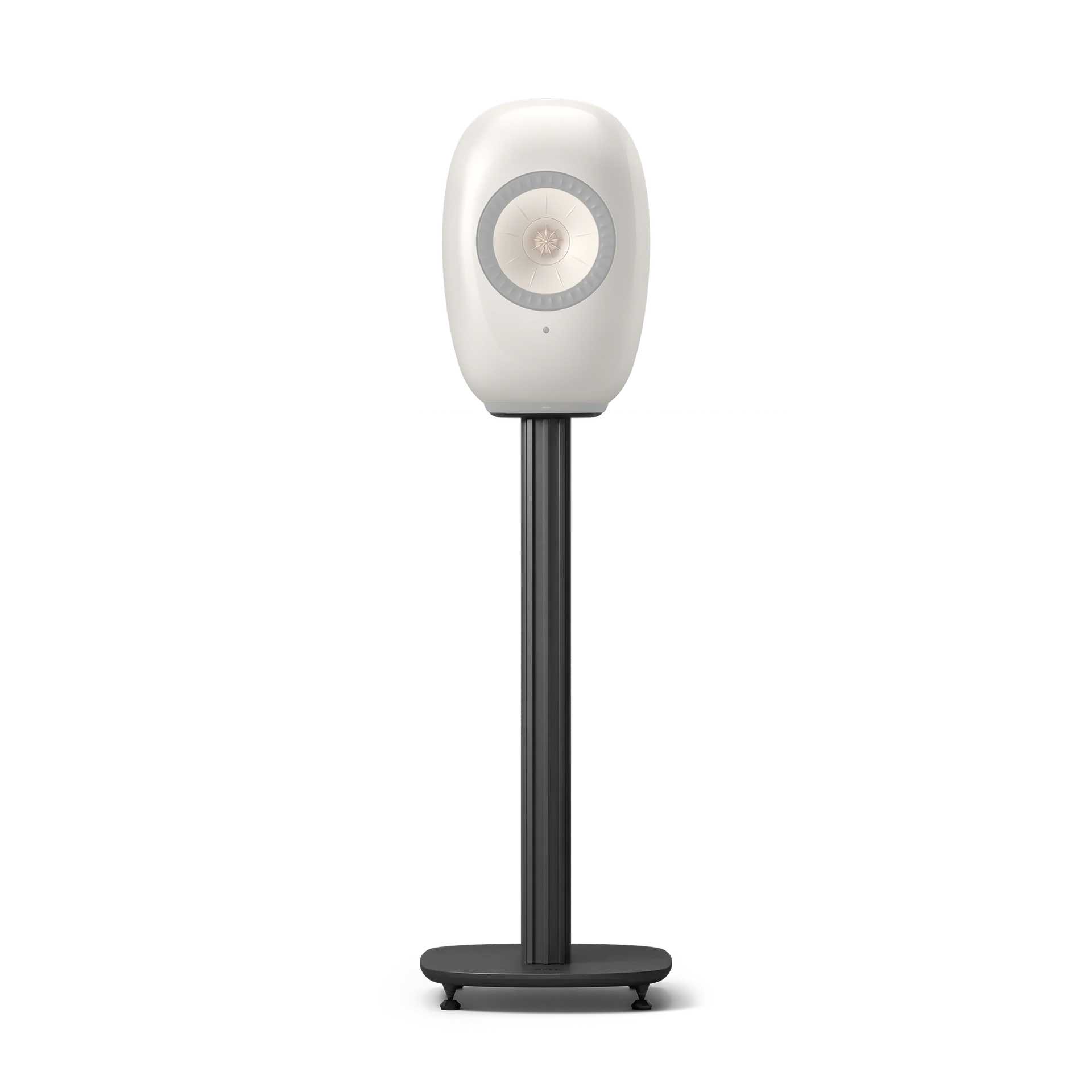 KEF S-LUXE Floor Stand mặt trước kèm LS LUXE
