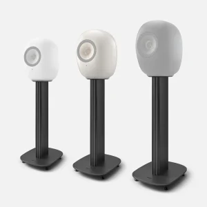 Chân loa KEF S-LUXE Floor Stand Slate Grey góc trái