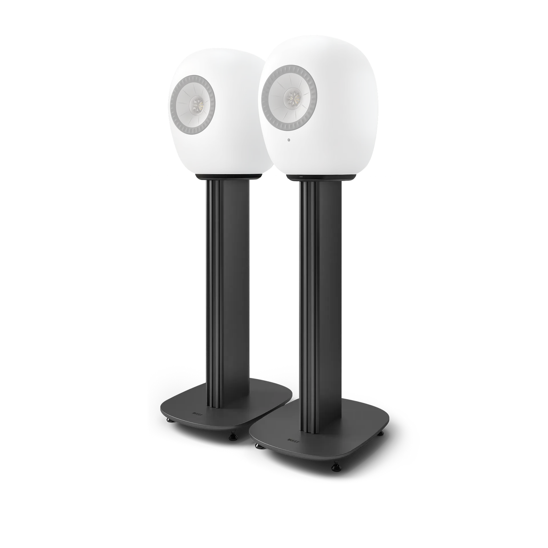 Chân loa KEF S-LUXE Floor Stand Slate Grey góc phải