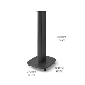 Kích thước chân loa KEF S-LUXE Floor Stand 628 mm