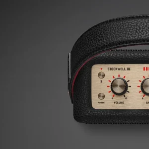 Cận cảnh bảng điều khiển brass STOCKWELL III volume bass