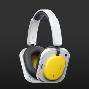Nothing Headphone (a) màu vàng trắng vỏ trong suốt nền xám