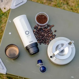 OutIn Nano portable espresso trong trải nghiệm outdoor