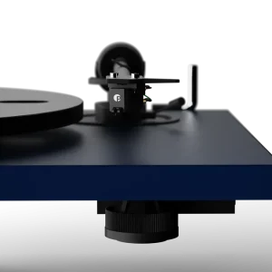 Chi tiết cần tonearm nhôm CNC gimbal Pro-Ject E1.2 BT Colour màu Steel Blue