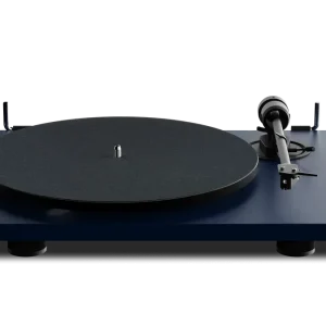 Pro-Ject E1.2 BT Colour Steel Blue v2 nhìn thẳng nền trắng