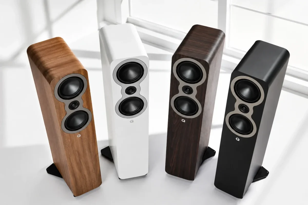 Q Acoustics 3040c: loa đứng floorstanding slim trong series 3000c