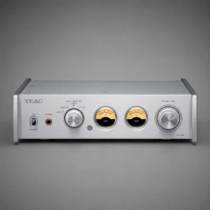 TEAC AX-505 bạc mặt trước đồng hồ VU meter LINE 3