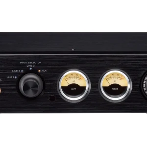 TEAC AX-505 đen mặt trước đồng hồ VU meter