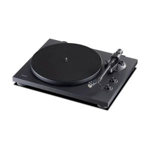 TEAC TN-280BT-A3 góc chéo thùng MDF đen nắp bụi