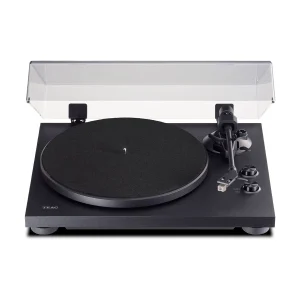 TEAC TN-280BT-A3 mặt trước finish đen belt-drive Bluetooth