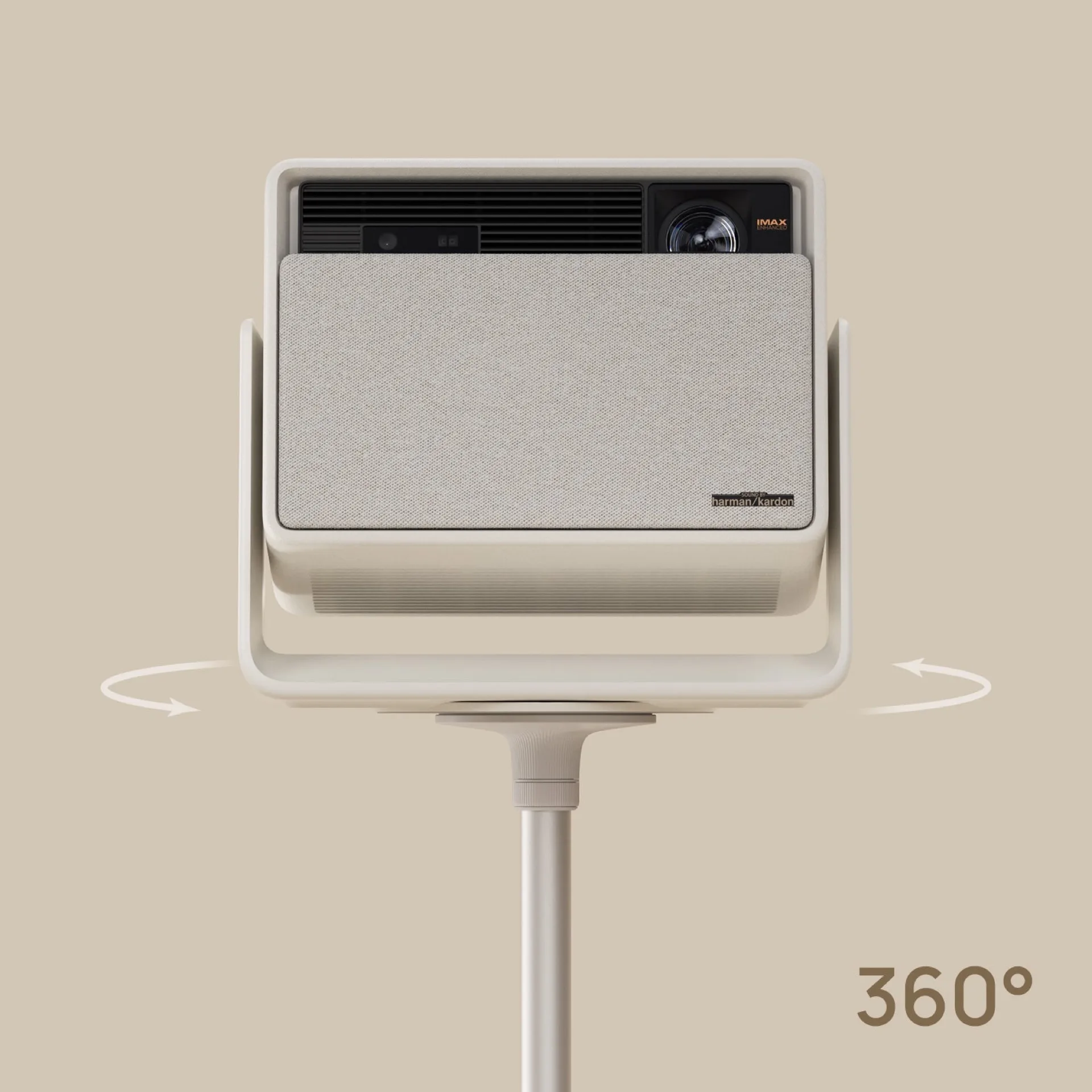 Chỉnh góc chiếu với chân tích hợp HORIZON S trên Floor Stand
