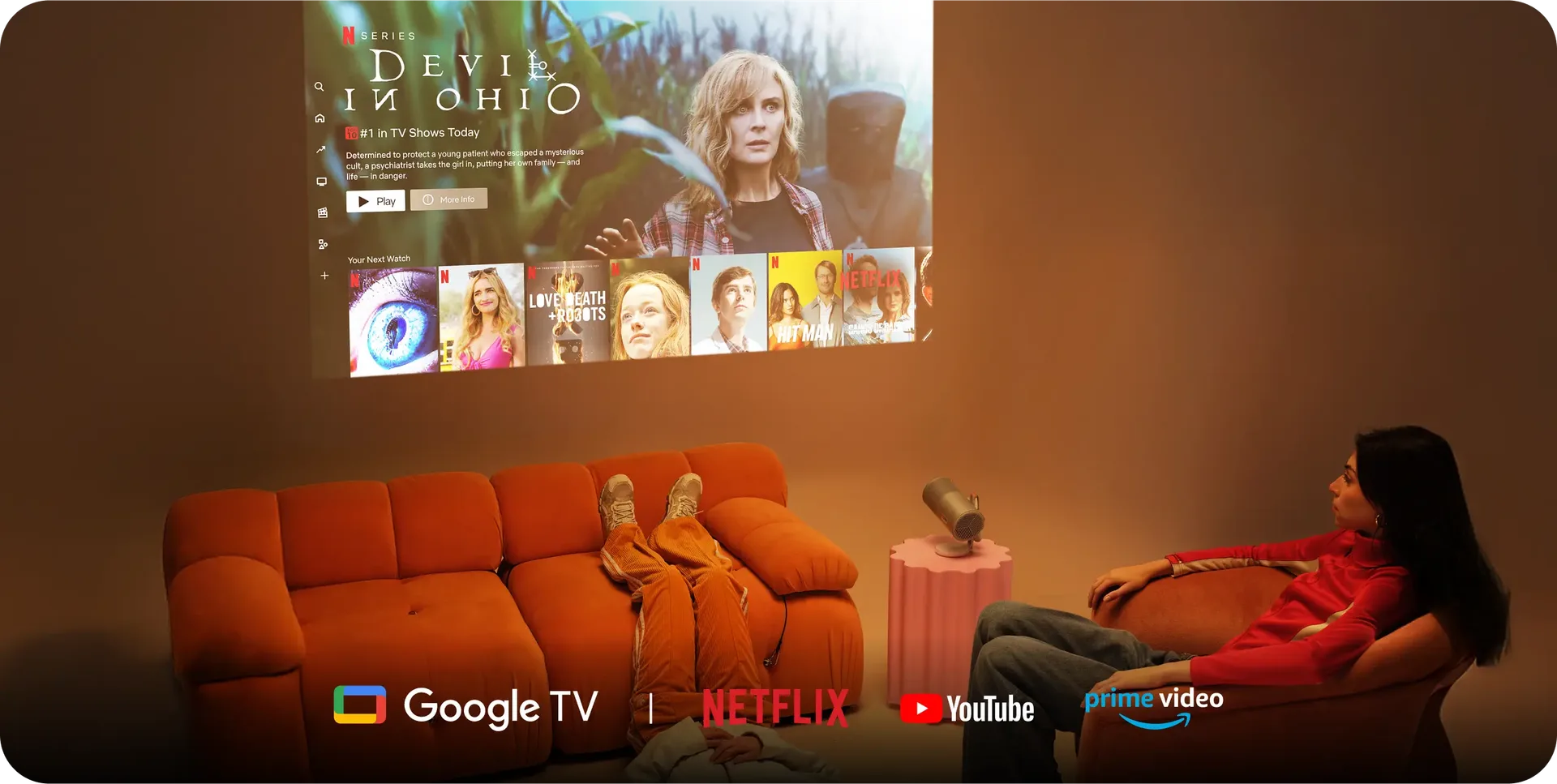 XGIMI MoGo 4 Laser Google TV Netflix