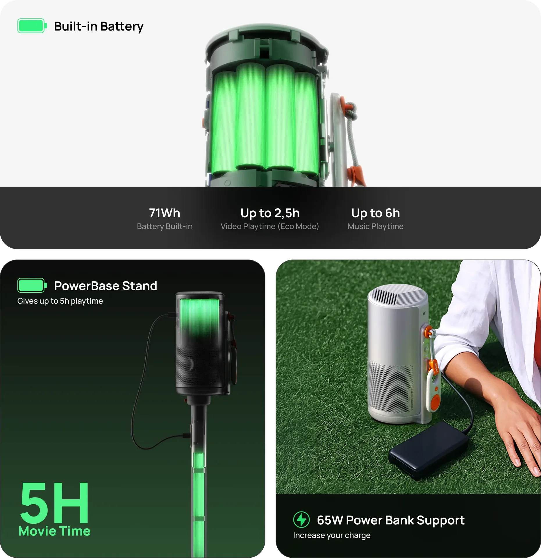 XGIMI MoGo 4 Laser pin và PowerBase Stand