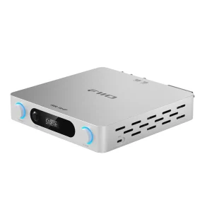 FiiO AIR AMP Silver streaming power amp mặt trước District M