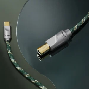 Cận đầu USB-B và USB-C hợp kim nhôm FiiO Arc LINK TC4 District M