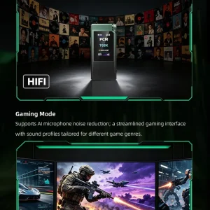 FiiO QX11 chế độ HiFi và Gaming District M