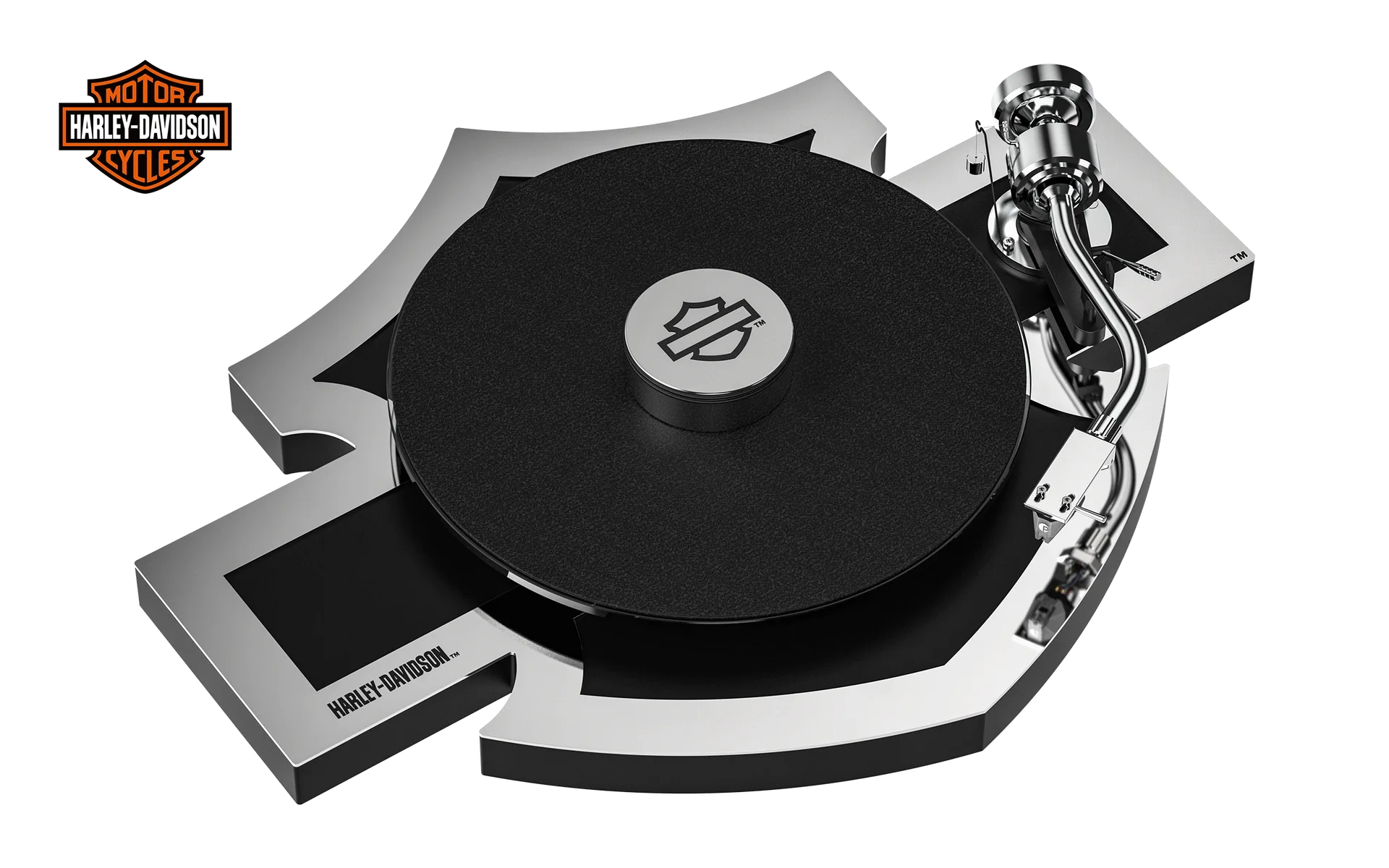 Thảm da Pro-Ject Harley-Davidson Turntable logo Bar Shield