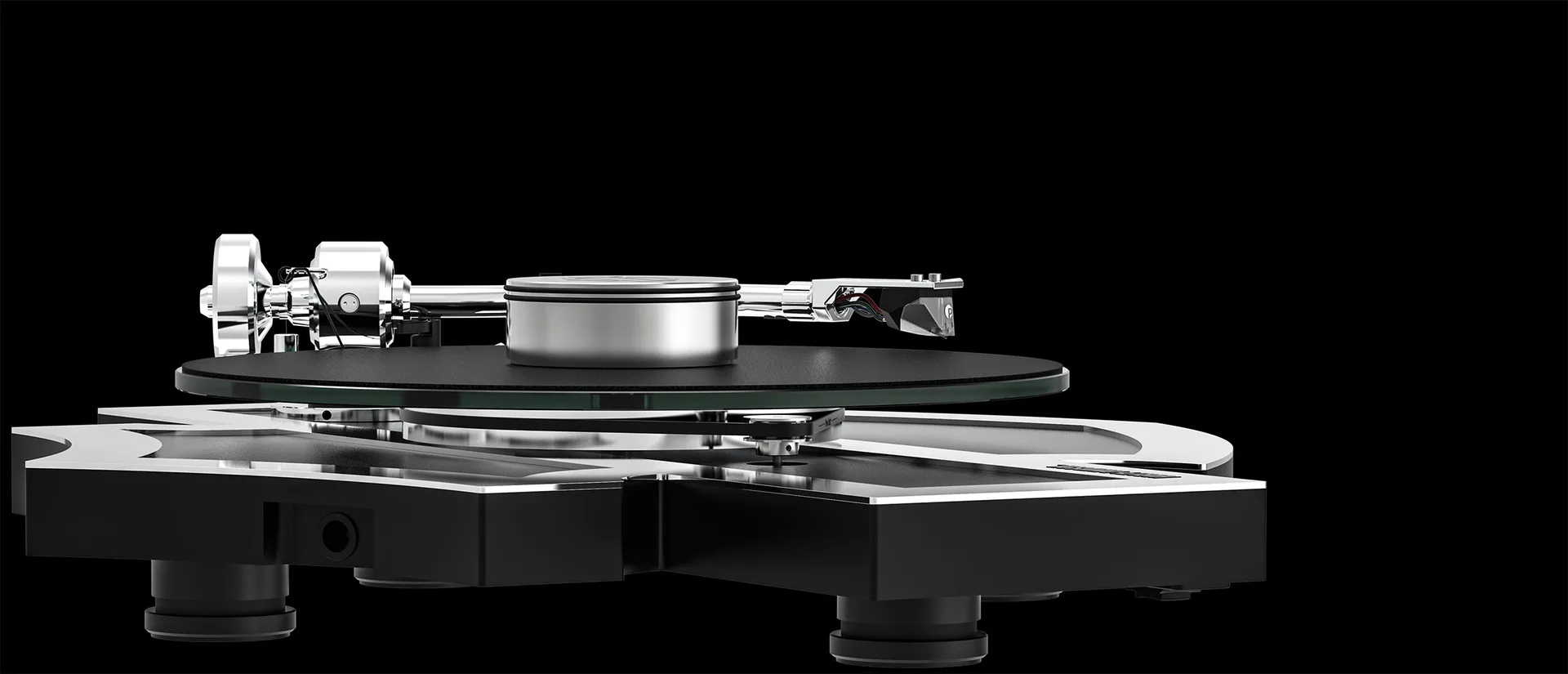 Motor AC synchronous và bộ DC AC Pro-Ject Harley-Davidson Turntable
