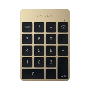 Bàn phím số Bluetooth Satechi Aluminum Numpad Gold