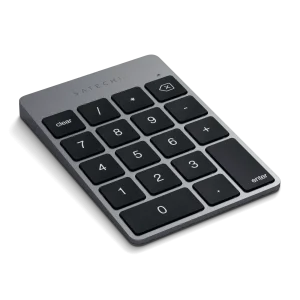 Satechi Aluminum Numpad Space Gray góc nghiêng