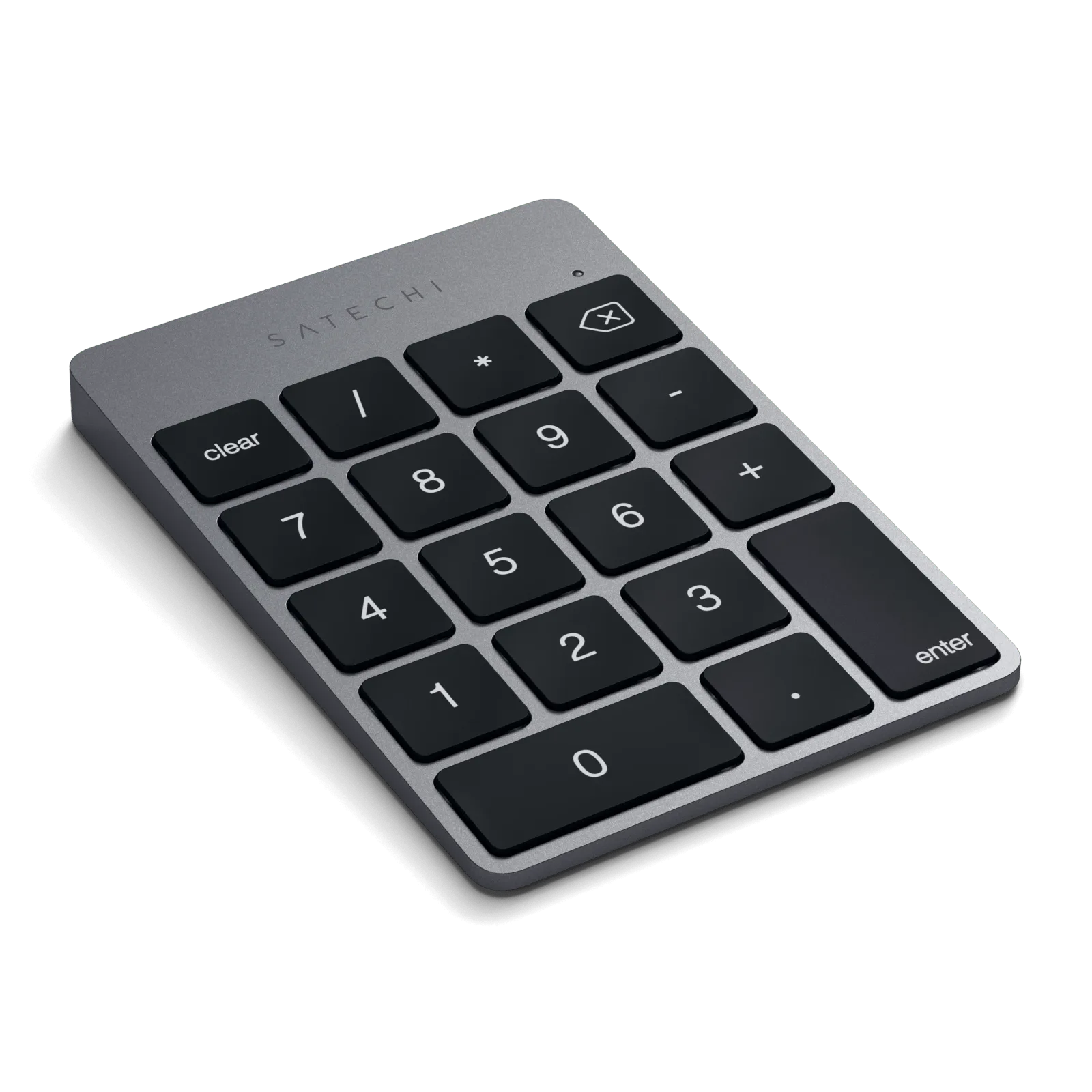 Satechi Aluminum Numpad Space Gray góc nghiêng