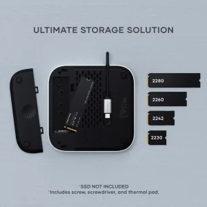 Satechi Mac Mini M4 Stand and Hub with SSD enclosure