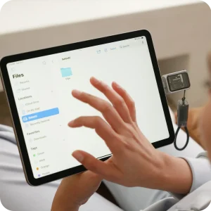 Mini SSD Enclosure với iPhone