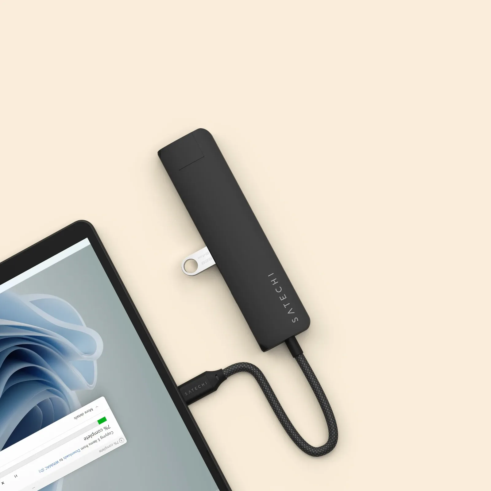 Cổng HDMI Ethernet USB Slim Multiport 7in1
