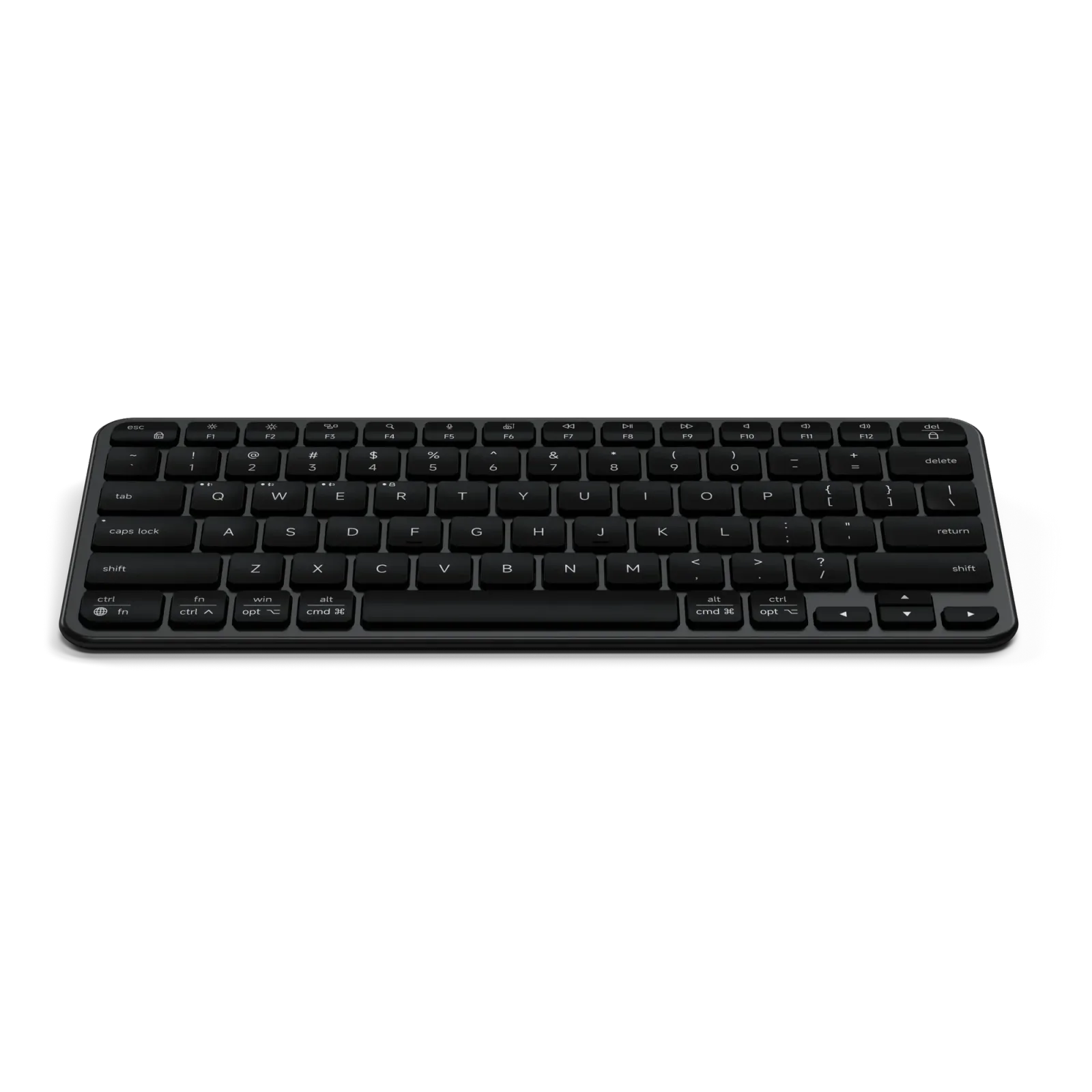 Satechi Slim EX1 Space Black trên góc bàn làm việc