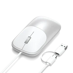 Chuột có dây Satechi Slim LX Silver