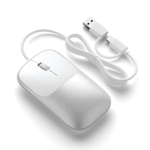 Satechi Slim LX Silver góc nghiêng