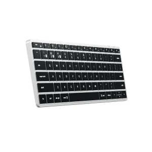 Satechi Slim X1 Silver góc nghiêng nhôm