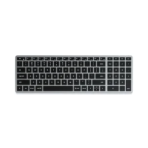 Satechi Slim X2 trên bàn làm việc góc Mac