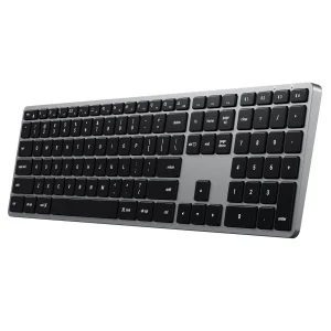 Satechi Slim X3 Space Gray đèn nền sáng trong tối