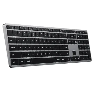 Satechi Slim X3 Space Gray góc nghiêng nhôm