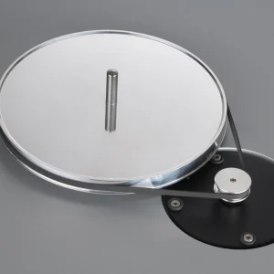 Sub-platter nhôm CNC và platter acrylic Clearaudio Compass