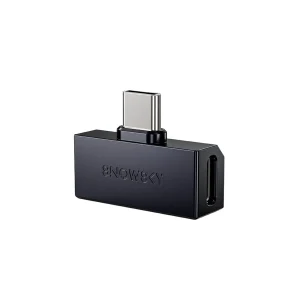 FiiO Snowsky TINY A đen, USB-C cắm máy và cổng sạc Type-C