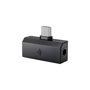 FiiO Snowsky TINY đen, jack 3,5 mm và logo Snowsky