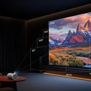 JMGO Pico Play Plus hỗ trợ màn tới 200 inch