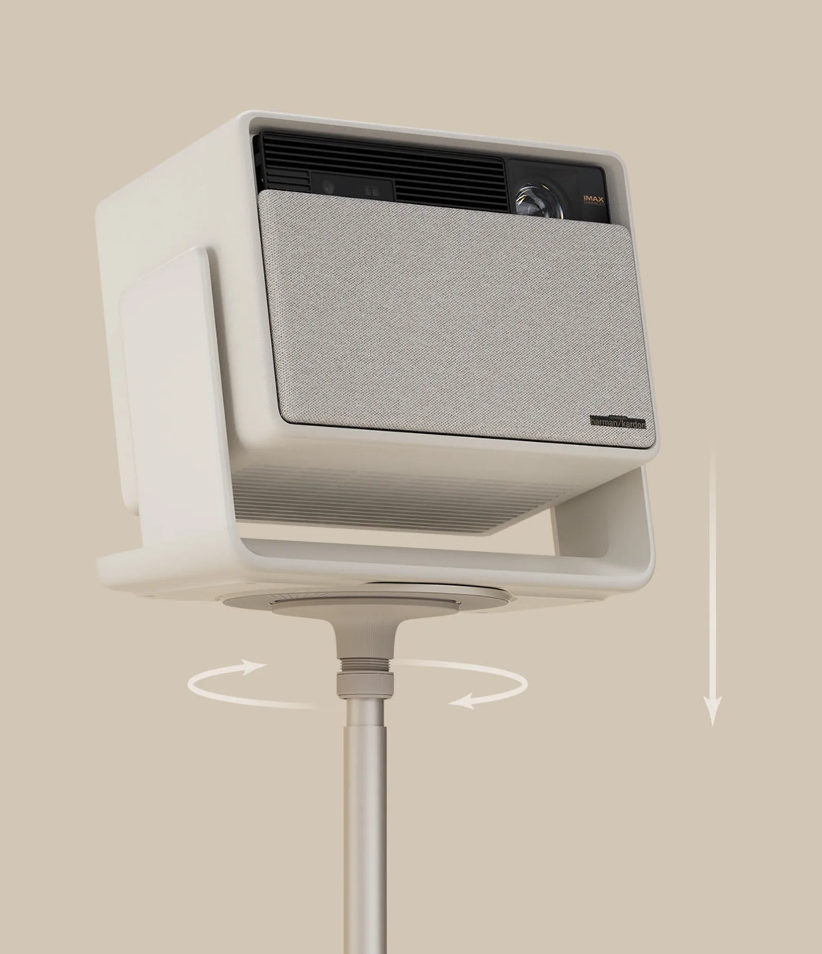 XGIMI Floor Stand HORIZON S gắn máy chiếu qua gimbal quick release