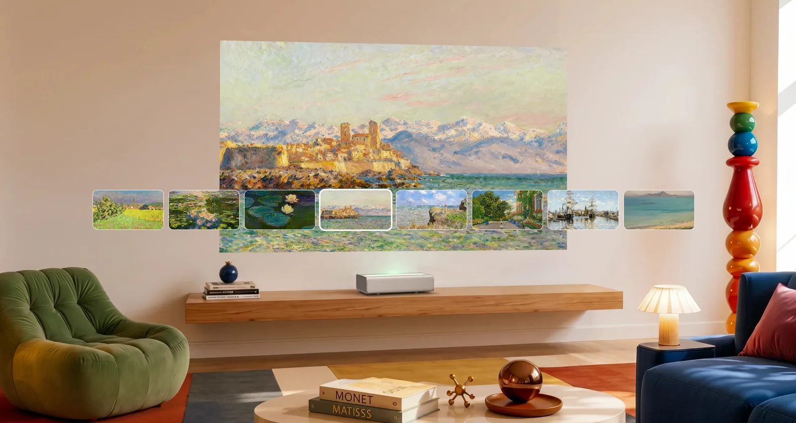 Ứng dụng XGIMI WALL art độc quyền cho Mira